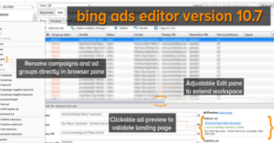 What's New in Bing Ads Editor v10.7