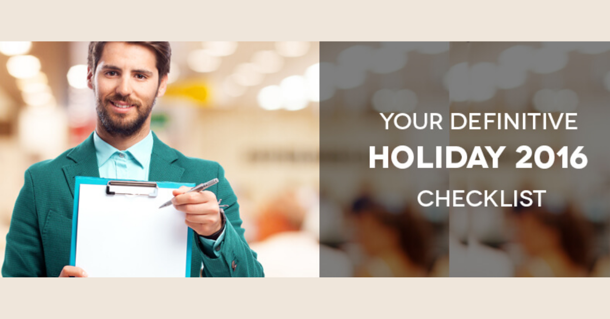 Your Definitive Holiday Checklist