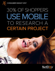 Use of Mobile in researching a product