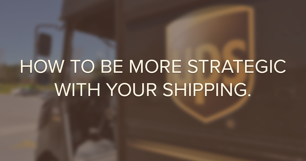 How to Strategic with Shipping?