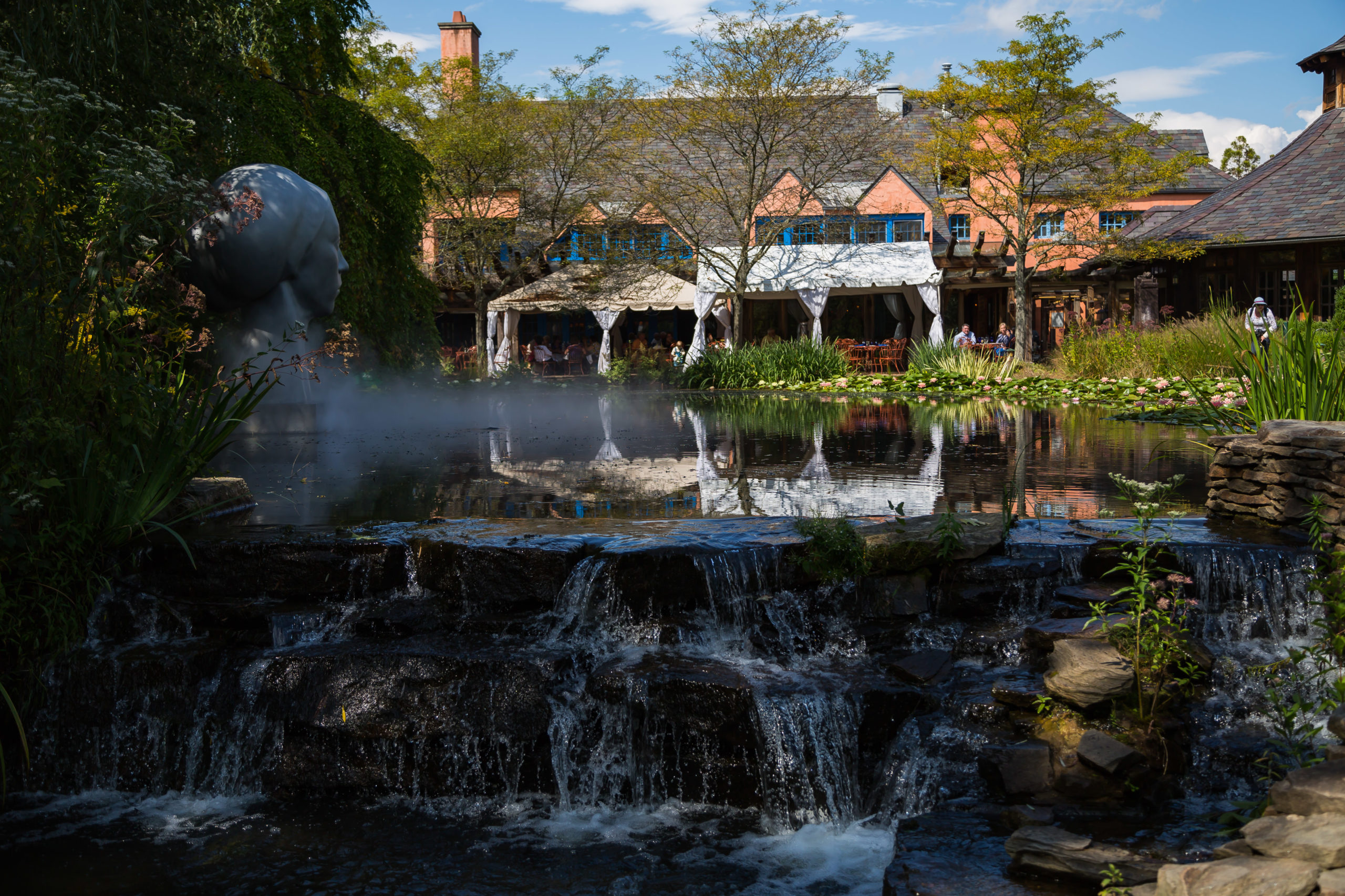 View of Rat's Restaurant at Grounds for Sculpture